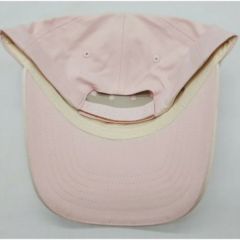 Hershey's Chocolate Brand Pink White Adjustable